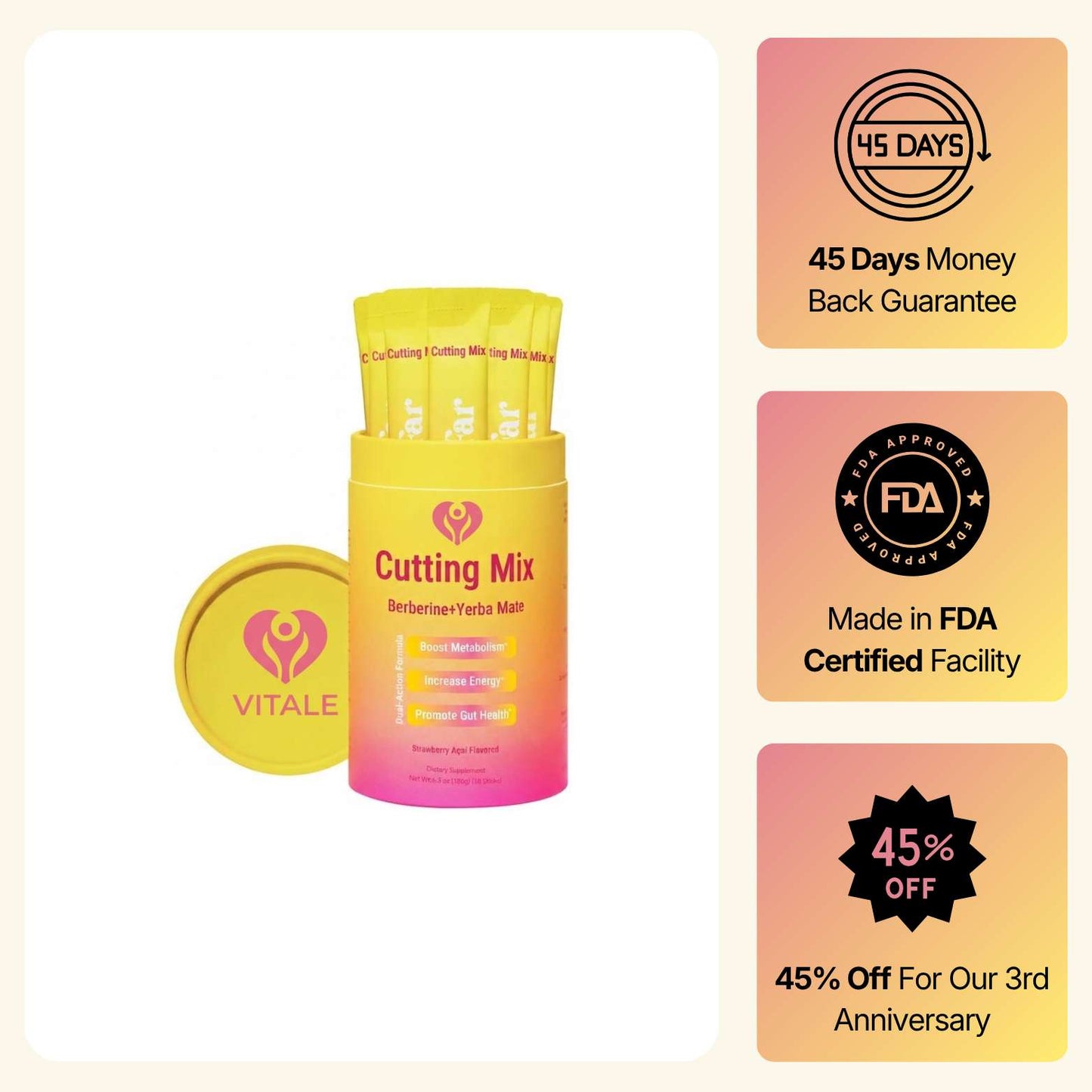 Vitale Cutting Drink Mix
