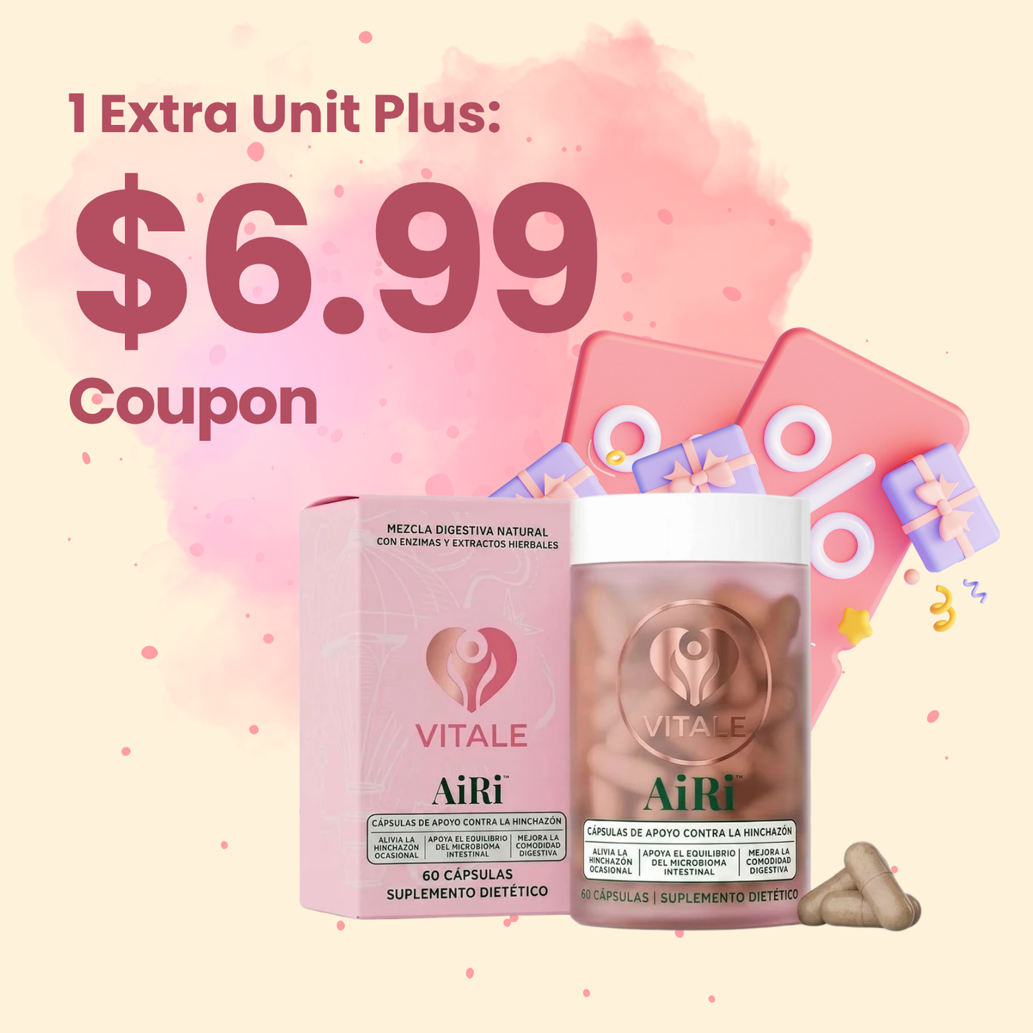 +1 AiRi con cupón de $6.99