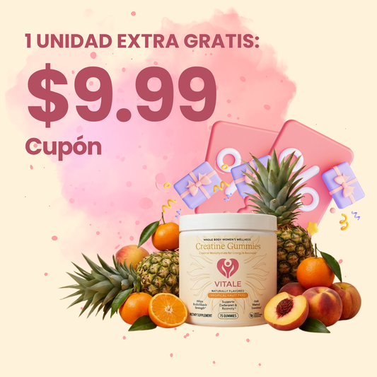 +1 Gomitas de Creatina Vitale con cupón de $9.99
