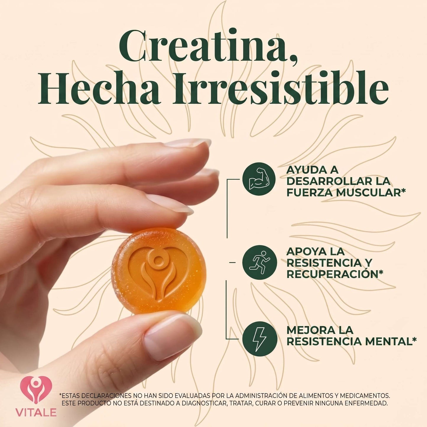 Vitale Gomitas de Creatina