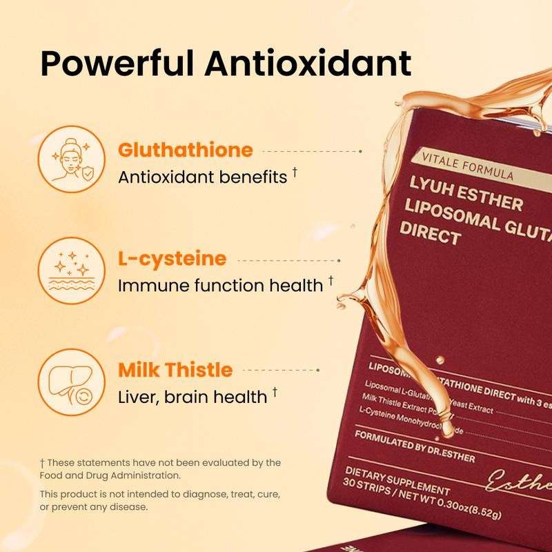 Vitale Liposomal Glutathione Direct Glutathione Strips