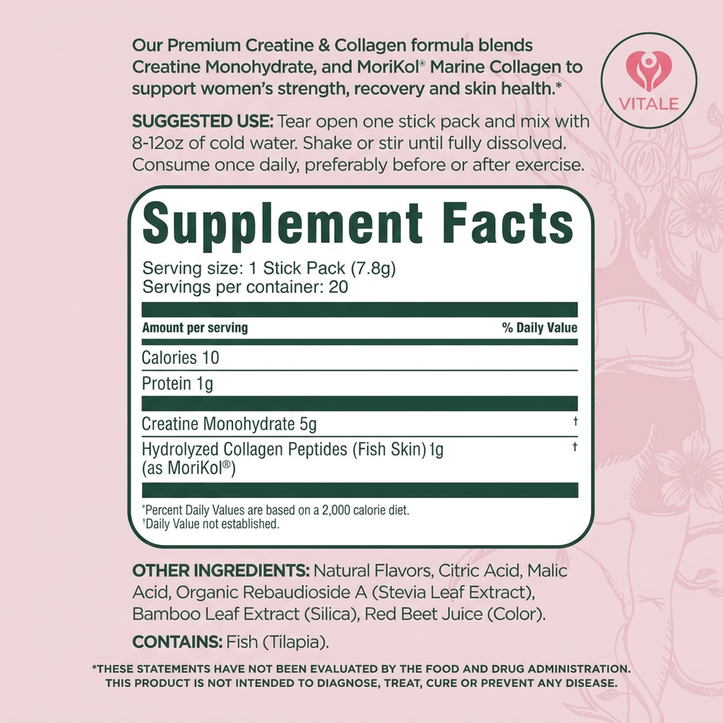Vitale FleXi Creatine & Collagen Sticks